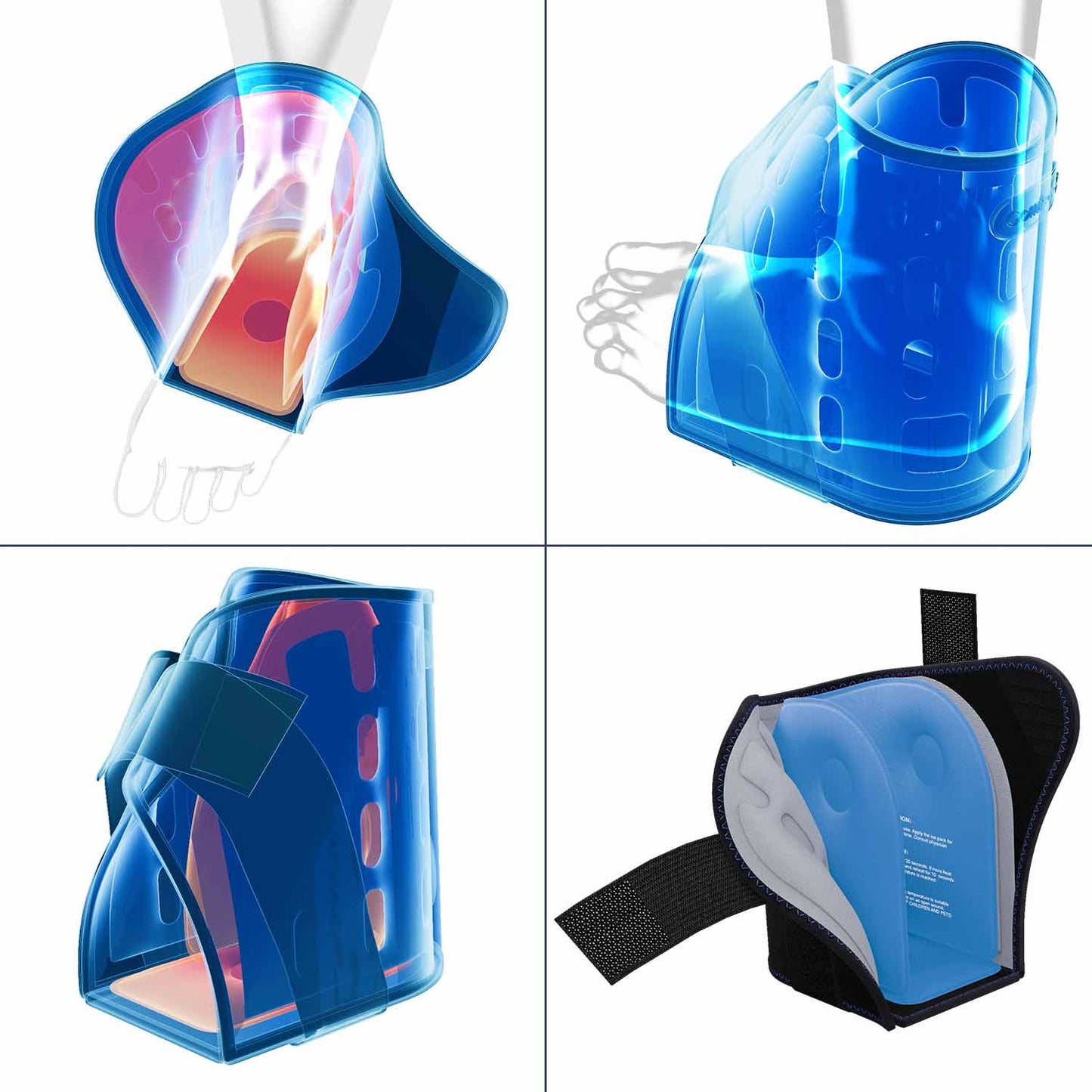 Saniflex ChillWrap Fußbandage image showing cooling therapy features and design. Ideal for foot pain relief.
