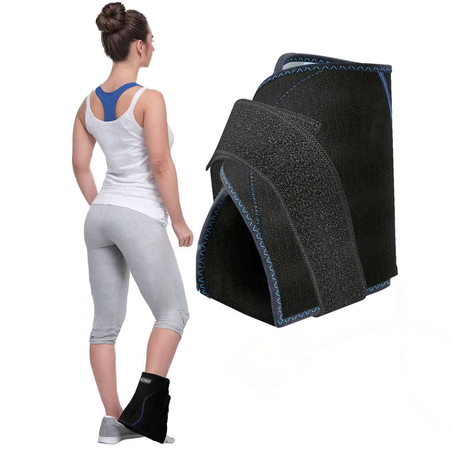 Saniflex ChillWrap Fußbandage for ankle support, featuring adjustable straps and a comfortable design for recovery.